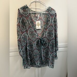 NWT Becca tunic/swim cover-up.